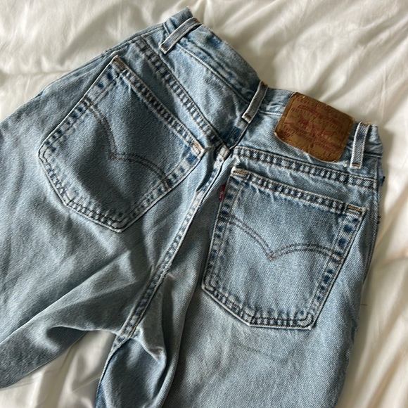 Custom Vintage Levi Straight Leg Jeans - Picture 2 of 8